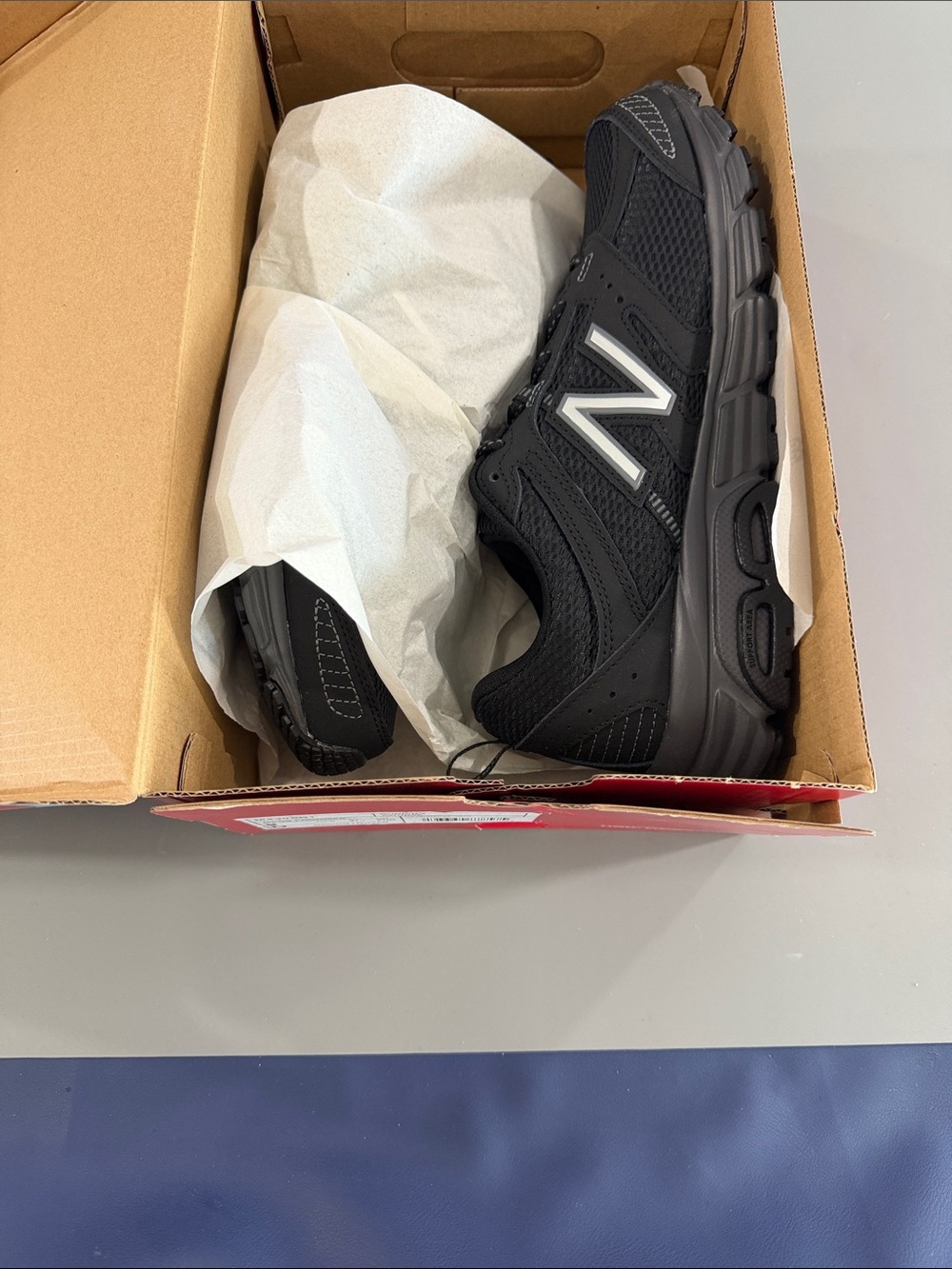 New Balance Men's 430 Trail Runner - Black - Picture 6 of 8